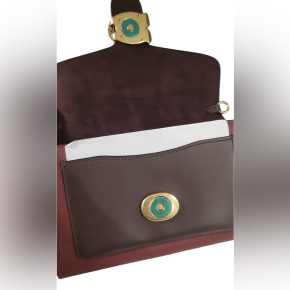 🍷✨ Coach Tabby Crossbody Bag – Port Wine Multi • Iconic Coach “C” Hardware ✨🍷 - Picture 8 of 14